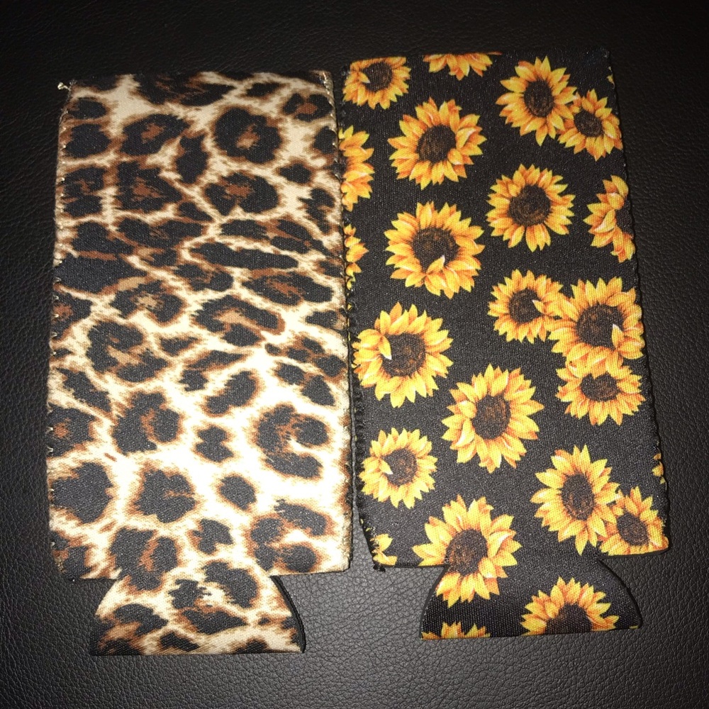 Slim can koozie